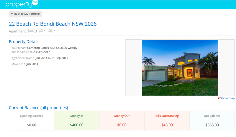 Owner portal property details