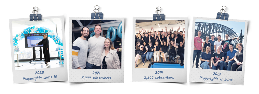10 years of PropertyMe photos