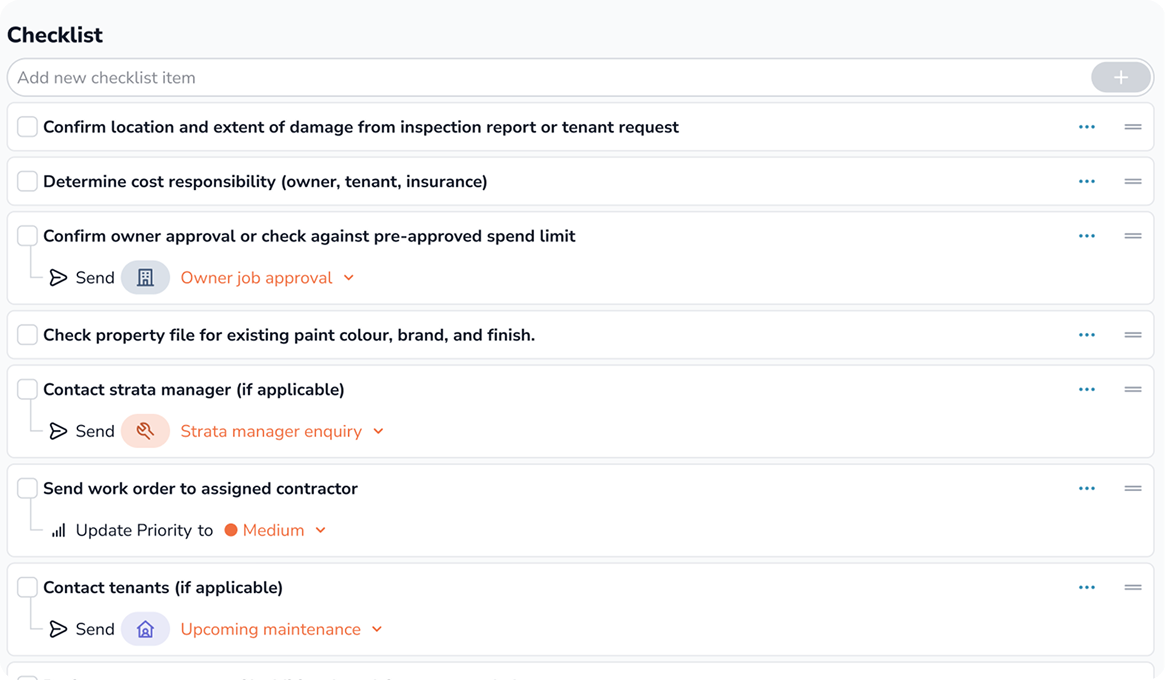 Jobs slider Build repeatable maintenance workflowswith Templates and Checklists
