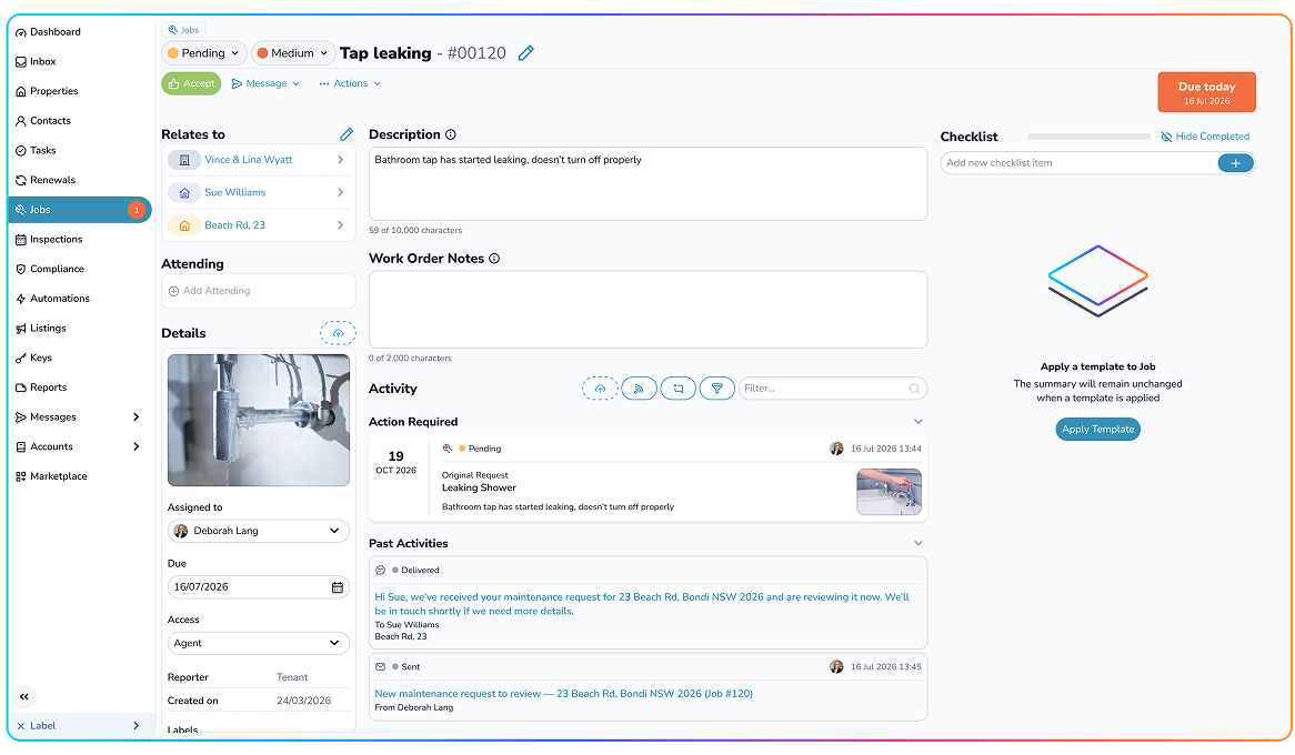 Jobs slider Capture every maintenance request 1