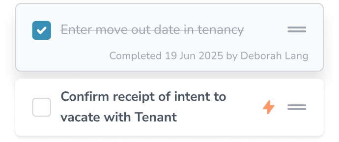 Complete tasks