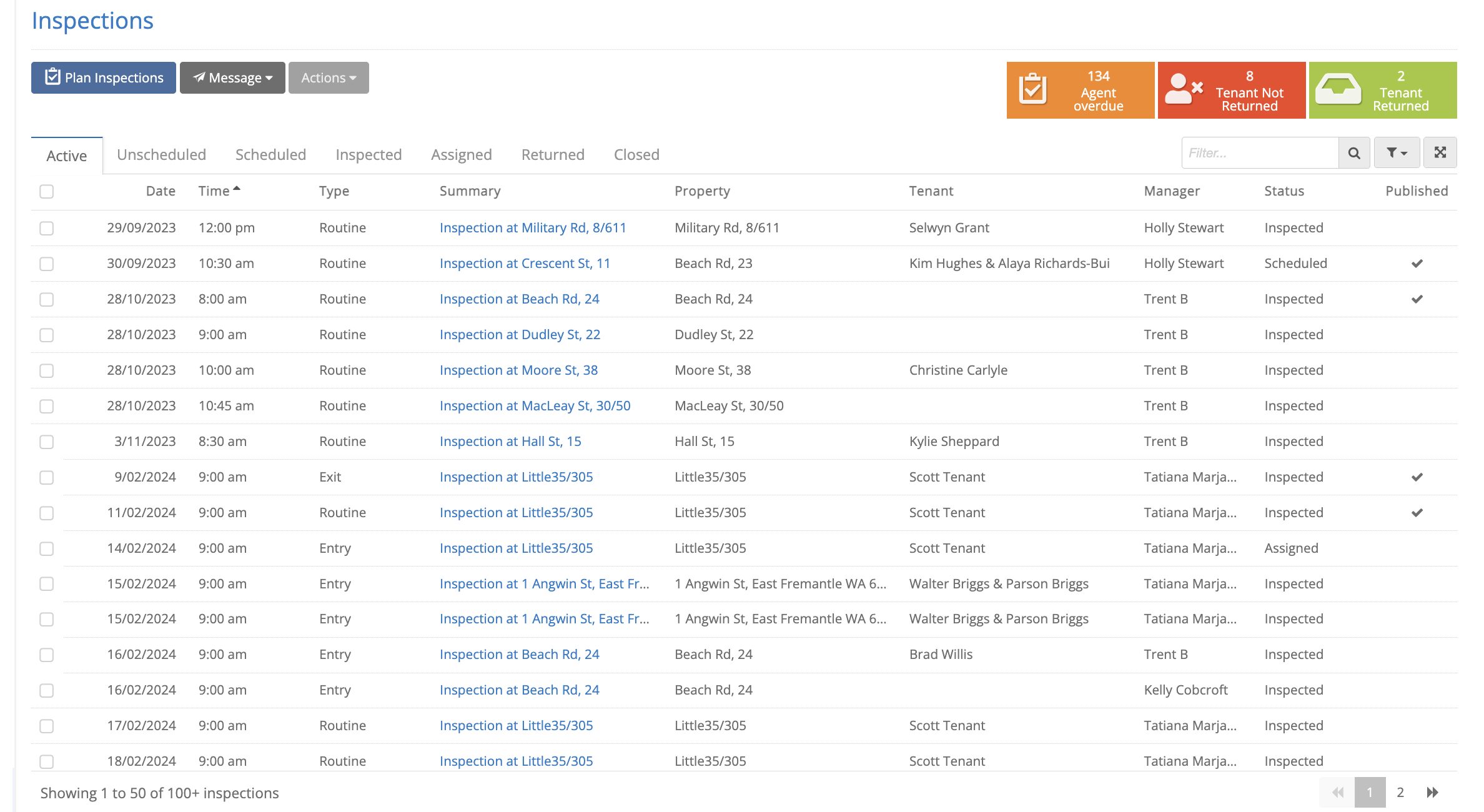 Paperless Inspections: Track every inspection from one dashboard