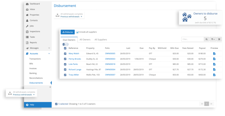 Cloud Property Management Software Features - PropertyMe